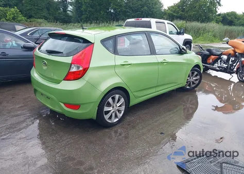 2013 Hyundai Accent Se из США, поврежденный, VIN KMHCU5AE1DU092402